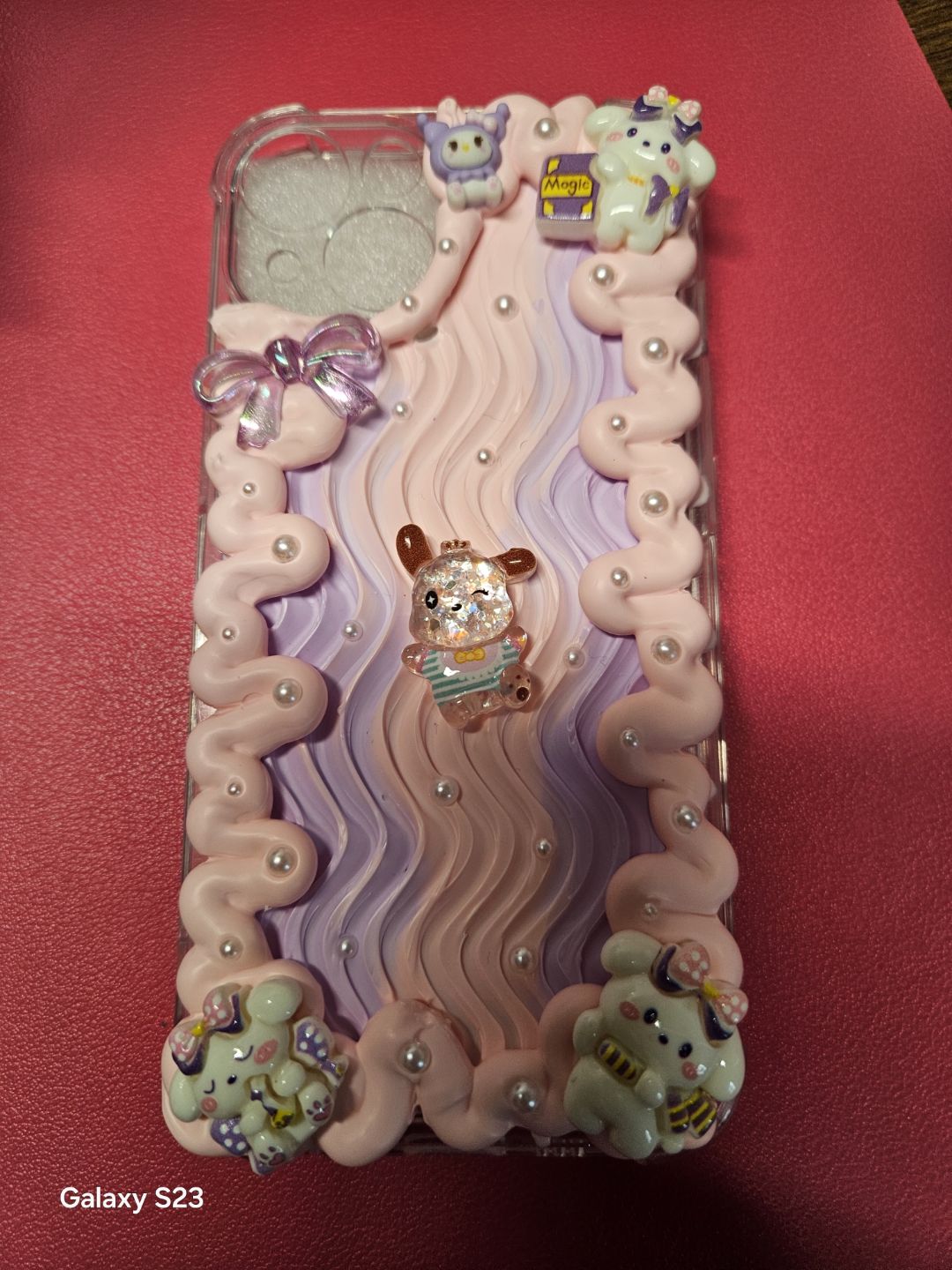 Coque kawaii rose et violet